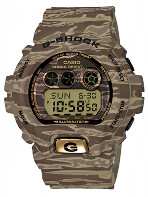CASIO G-SHOCK นาฬิกาข้อมือ นาฬิกากันน้ำ นาฬิกาของแท้ ประกันศูนย์ CMG 1 ปี รุ่น GD-X6900TC-5 นาฬิกาสีน้ำตาล