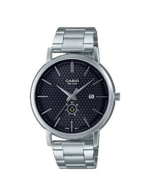 CASIO นาฬิกาคาสิโอ นาฬิกาข้อมือ นาฬิกากันน้ำ นาฬิกาของแท้ ประกันศูนย์ CMG 1 ปี รุ่น MTP-B125D-1A นาฬิกาสีเงิน