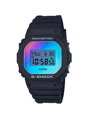 CASIO G-SHOCK นาฬิกาข้อมือ นาฬิกากันน้ำ นาฬิกาของแท้ ประกันศูนย์ CMG 1 ปี รุ่น DW-5600SR-1 นาฬิกาสีดำ