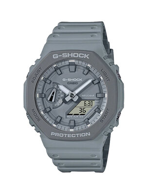 CASIO G-SHOCK นาฬิกาข้อมือ นาฬิกากันน้ำ นาฬิกาของแท้ ประกันศูนย์ CMG 1 ปี รุ่น GA-2110ET-8A นาฬิกาสีเทา