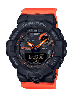 CASIO G-SHOCK นาฬิกาข้อมือ นาฬิกากันน้ำ นาฬิกาของแท้ ประกันศูนย์ CMG 1 ปี รุ่น GMA-B800SC-1A4 นาฬิกาสีส้ม