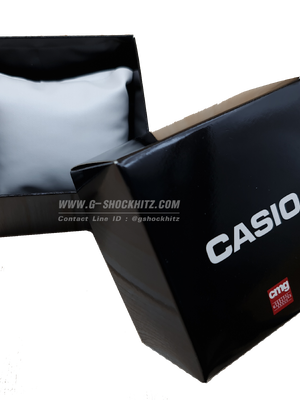 CASIO กล่องกระดาษใส่นาฬิกาCASIOฝาบนมีหมอน คาสิโอ กล่องนาฬิกาข้อมือ กล่องนาฬิกาของแท้ กล่องนาฬิกาสีดำ