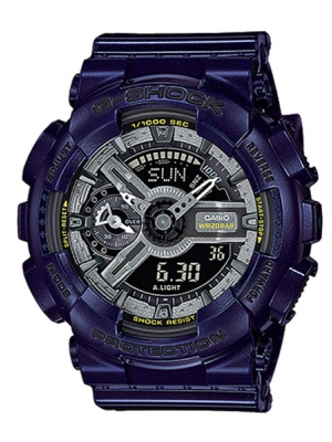 CASIO G-SHOCK นาฬิกาข้อมือ นาฬิกากันน้ำ นาฬิกาของแท้ ประกันศูนย์ CMG 1 ปี รุ่น GMA-S110MC-2A นาฬิกาสีน้ำเงิน