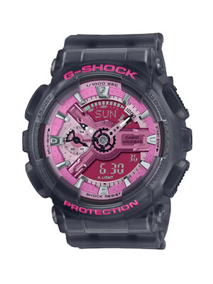 CASIO G-SHOCK G-SHOCK นาฬิกาข้อมือ นาฬิกากันน้ำ นาฬิกาของแท้ ประกันศูนย์ CMG 1 ปี รุ่น GMA-S110NP-8A นาฬิกาสีเทา