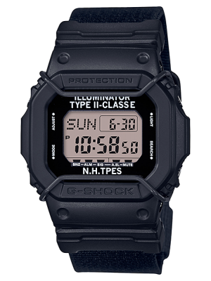 CASIO G-SHOCK นาฬิกาข้อมือ นาฬิกากันน้ำ นาฬิกาของแท้ ประกันศูนย์ CMG 1 ปี รุ่น DW-D5600NH-1D นาฬิกาสีดำ