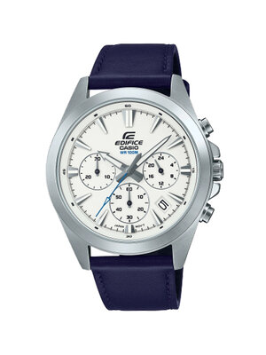 CASIO EDIFICE นาฬิกาข้อมือ นาฬิกากันน้ำ นาฬิกาของแท้ ประกันศูนย์ CMG 1 ปี รุ่น EFV-630L-7A นาฬิกาสีน้ำเงิน