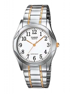 CASIO นาฬิกาคาสิโอ นาฬิกาข้อมือ นาฬิกากันน้ำ นาฬิกาของแท้ ประกันศูนย์ CMG 1 ปี รุ่น MTP-1275SG-7B นาฬิกาสีเงิน