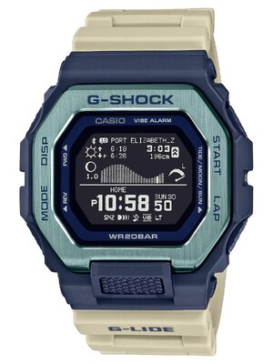CASIO G-SHOCK นาฬิกาข้อมือ นาฬิกากันน้ำ นาฬิกาของแท้ ประกันศูนย์ CMG 1 ปี รุ่น GBX-100TT-2 นาฬิกาสีน้ำเงิน