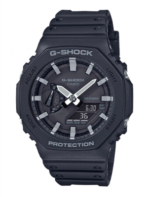 CASIO MID YEAR SALE G-SHOCK พร้อมส่ง นาฬิกาข้อมือ นาฬิกากันน้ำ นาฬิกาของแท้ ประกันศูนย์ CMG 1 ปี รุ่น GA-2100-1A นาฬิกาสีดำ
