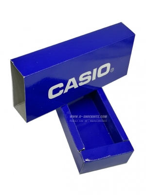 CASIO กล่องกระดาษใส่นาฬิกาCASIO ทรงไม้ขีด คาสิโอ พร้อมส่ง กล่องนาฬิกาข้อมือ กล่องนาฬิกาของแท้ กล่องนาฬิกาสีน้ำเงิน