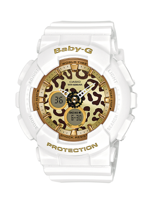 CASIO BABY-G นาฬิกาข้อมือ นาฬิกากันน้ำ นาฬิกาของแท้ ประกันศูนย์ CMG 1 ปี รุ่น BA-120LP-7A2 นาฬิกาสีขาว