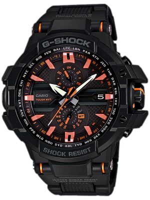 CASIO G-SHOCK นาฬิกาข้อมือ นาฬิกากันน้ำ นาฬิกาของแท้ ประกันศูนย์ CMG 1 ปี รุ่น GW-A1000FC-1A4 นาฬิกาสีดำ