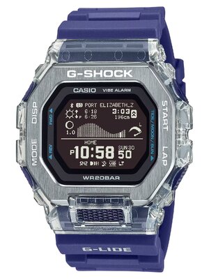 CASIO G-SHOCK นาฬิกาข้อมือ นาฬิกากันน้ำ นาฬิกาของแท้ ประกันศูนย์ CMG 1 ปี รุ่น GBX-100S-2 นาฬิกาสีน้ำเงิน