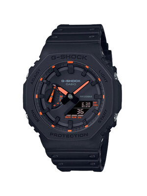 CASIO G-SHOCK นาฬิกาข้อมือ นาฬิกากันน้ำ นาฬิกาของแท้ ประกันศูนย์ CMG 1 ปี รุ่น GA-2100-1A4 นาฬิกาสีดำ
