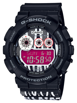 CASIO G-SHOCK นาฬิกาข้อมือ นาฬิกากันน้ำ นาฬิกาของแท้ ประกันศูนย์ CMG 1 ปี รุ่น GD-120LM-1A นาฬิกาสีดำ
