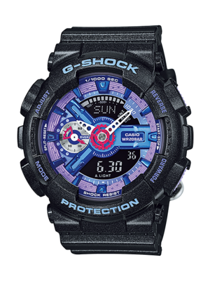 CASIO G-SHOCK นาฬิกาข้อมือ นาฬิกากันน้ำ นาฬิกาของแท้ ประกันศูนย์ CMG 1 ปี รุ่น GMA-S110HC-1 นาฬิกาสีดำ