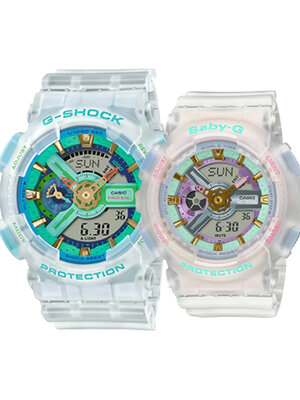 CASIO MID YEAR SALE G-SHOCK นาฬิกาข้อมือ นาฬิกากันน้ำ นาฬิกาของแท้ ประกันศูนย์ CMG 1 ปี รุ่น SLV-21A-7A นาฬิกาสีขาว
