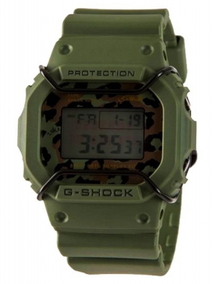 CASIO G-SHOCK นาฬิกาข้อมือ นาฬิกากันน้ำ นาฬิกาของแท้ ประกันศูนย์ CMG 1 ปี รุ่น DW-5600SBTG-3D นาฬิกาสีเขียว
