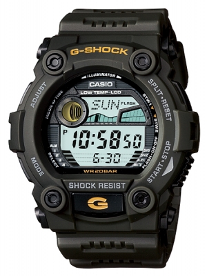 CASIO G-SHOCK นาฬิกาข้อมือ นาฬิกากันน้ำ นาฬิกาของแท้ ประกันศูนย์ CMG 1 ปี รุ่น G-7900-3 นาฬิกาสีเขียว