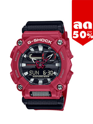 CASIO G-SHOCK นาฬิกาข้อมือ นาฬิกากันน้ำ นาฬิกาของแท้ ประกันศูนย์ CMG 1 ปี รุ่น GA-900-4A นาฬิกาสีแดง