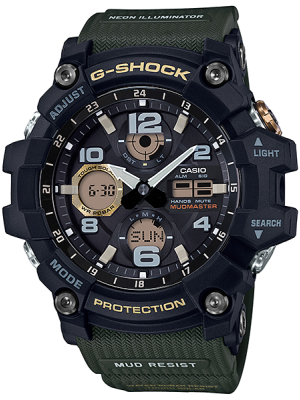 CASIO G-SHOCK นาฬิกาข้อมือ นาฬิกากันน้ำ นาฬิกาของแท้ ประกันศูนย์ CMG 1 ปี รุ่น GSG-100-1A3 นาฬิกาสีดำ