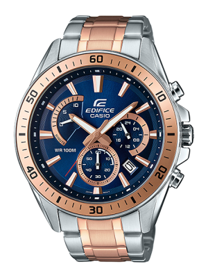 CASIO EDIFICE นาฬิกาข้อมือ นาฬิกากันน้ำ นาฬิกาของแท้ ประกันศูนย์ CMG 1 ปี รุ่น EFR-552SG-2A นาฬิกาสีเงิน