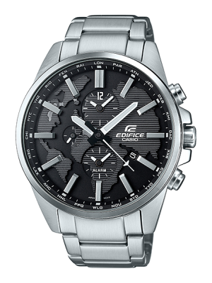 CASIO EDIFICE นาฬิกาข้อมือ นาฬิกากันน้ำ นาฬิกาของแท้ ประกันศูนย์ CMG 1 ปี รุ่น ETD-300D-1A นาฬิกาสีเงิน