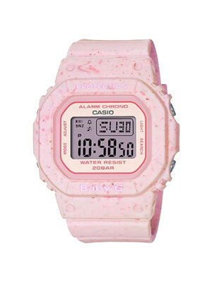 CASIO BABY-G นาฬิกาข้อมือ นาฬิกากันน้ำ นาฬิกาของแท้ ประกันศูนย์ CMG 1 ปี รุ่น BGD-560CR-4D นาฬิกาสีชมพู