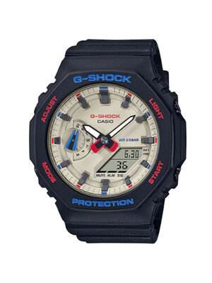 CASIO G-SHOCK นาฬิกาข้อมือ นาฬิกากันน้ำ นาฬิกาของแท้ ประกันศูนย์ CMG 1 ปี รุ่น GMA-S2100WT-1A นาฬิกาสีดำ