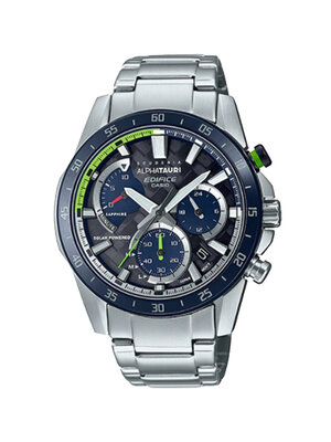 CASIO EDIFICE นาฬิกาข้อมือ นาฬิกากันน้ำ นาฬิกาของแท้ ประกันศูนย์ CMG 1 ปี รุ่น EFS-S580AT-1A นาฬิกาสีเงิน