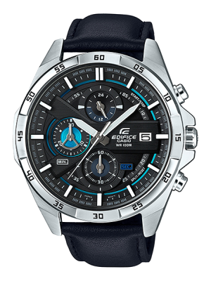 CASIO EDIFICE นาฬิกาข้อมือ นาฬิกากันน้ำ นาฬิกาของแท้ ประกันศูนย์ CMG 1 ปี รุ่น EFR-556L-1A นาฬิกาสีดำ