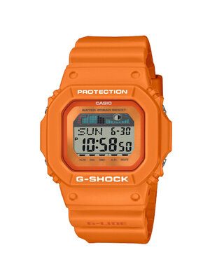 CASIO G-SHOCK นาฬิกาข้อมือ นาฬิกากันน้ำ นาฬิกาของแท้ ประกันศูนย์ CMG 1 ปี รุ่น GLX-5600RT-4 นาฬิกาสีส้ม