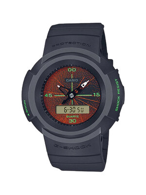 CASIO G-SHOCK นาฬิกาข้อมือ นาฬิกากันน้ำ นาฬิกาของแท้ ประกันศูนย์ CMG 1 ปี รุ่น AW-500MNT-1A นาฬิกาสีดำ