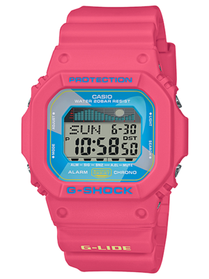 CASIO MID YEAR SALE G-SHOCK พร้อมส่ง นาฬิกาข้อมือ นาฬิกากันน้ำ นาฬิกาของแท้ ประกันศูนย์ CMG 1 ปี รุ่น GLX-5600VH-4 นาฬิกาสีชมพู