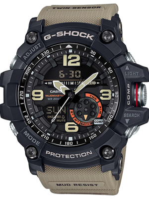 CASIO G-SHOCK นาฬิกาข้อมือ นาฬิกากันน้ำ นาฬิกาของแท้ ประกันศูนย์ CMG 1 ปี รุ่น GG-1000-1A นาฬิกาสีดำ