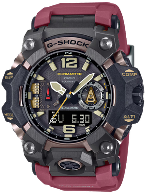CASIO G-SHOCK นาฬิกาข้อมือ นาฬิกากันน้ำ นาฬิกาของแท้ ประกันศูนย์ CMG 1 ปี รุ่น GWG-B1000-1A4 นาฬิกาสีแดง