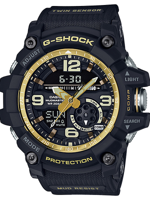 CASIO G-SHOCK นาฬิกาข้อมือ นาฬิกากันน้ำ นาฬิกาของแท้ ประกันศูนย์ CMG 1 ปี รุ่น GG-1000GB-1A นาฬิกาสีดำ