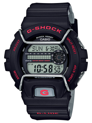 CASIO G-SHOCK นาฬิกาข้อมือ นาฬิกากันน้ำ นาฬิกาของแท้ ประกันศูนย์ CMG 1 ปี รุ่น GLS-6900-1 นาฬิกาสีดำ