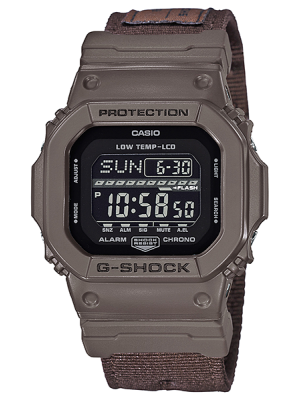 CASIO G-SHOCK นาฬิกาข้อมือ นาฬิกากันน้ำ นาฬิกาของแท้ ประกันศูนย์ CMG 1 ปี รุ่น GLS-5600CL-5 นาฬิกาสีน้ำตาล