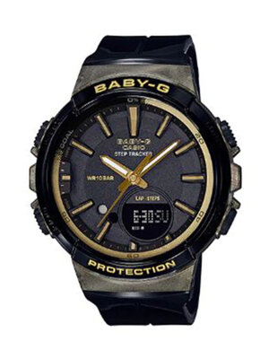 CASIO BABY-G นาฬิกาข้อมือ นาฬิกากันน้ำ นาฬิกาของแท้ ประกันศูนย์ CMG 1 ปี รุ่น BGS-100GS-1A นาฬิกาสีดำ