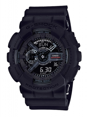 CASIO G-SHOCK นาฬิกาข้อมือ นาฬิกากันน้ำ นาฬิกาของแท้ ประกันศูนย์ CMG 1 ปี รุ่น GA-135A-1ADR นาฬิกาสีดำ