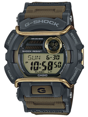 CASIO G-SHOCK นาฬิกาข้อมือ นาฬิกากันน้ำ นาฬิกาของแท้ ประกันศูนย์ CMG 1 ปี รุ่น GD-400-9 นาฬิกาสีน้ำตาล