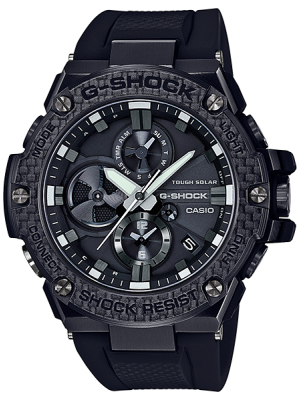CASIO G-SHOCK นาฬิกาข้อมือ นาฬิกากันน้ำ นาฬิกาของแท้ ประกันศูนย์ CMG 1 ปี รุ่น GST-B100X-1A นาฬิกาสีดำ