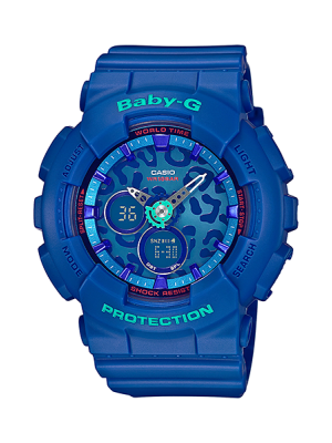CASIO BABY-G นาฬิกาข้อมือ นาฬิกากันน้ำ นาฬิกาของแท้ ประกันศูนย์ CMG 1 ปี รุ่น BA-120LP-2A นาฬิกาสีน้ำเงิน