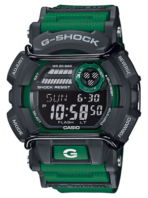 CASIO G-SHOCK นาฬิกาข้อมือ นาฬิกากันน้ำ นาฬิกาของแท้ ประกันศูนย์ CMG 1 ปี รุ่น GD-400-3D นาฬิกาสีเขียว