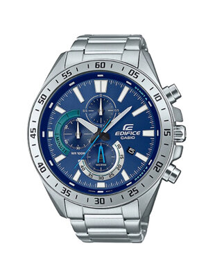 CASIO EDIFICE นาฬิกาข้อมือ นาฬิกากันน้ำ นาฬิกาของแท้ ประกันศูนย์ CMG 1 ปี รุ่น EFV-620D-2A นาฬิกาสีเงิน