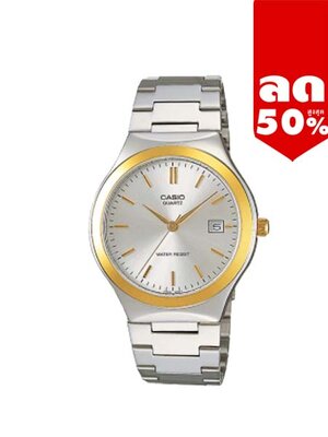CASIO นาฬิกาคาสิโอ นาฬิกาข้อมือ นาฬิกากันน้ำ นาฬิกาของแท้ ประกันศูนย์ CMG 1 ปี รุ่น MTP-1170G-7A นาฬิกาสีเงิน