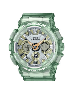 CASIO G-SHOCK นาฬิกาข้อมือ นาฬิกากันน้ำ นาฬิกาของแท้ ประกันศูนย์ CMG 1 ปี รุ่น GMA-S120GS-3A นาฬิกาสีเขียว
