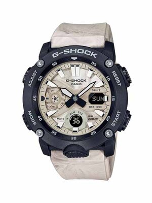CASIO G-SHOCK นาฬิกาข้อมือ นาฬิกากันน้ำ นาฬิกาของแท้ ประกันศูนย์ CMG 1 ปี รุ่น GA-2000WM-1A นาฬิกาสีดำ