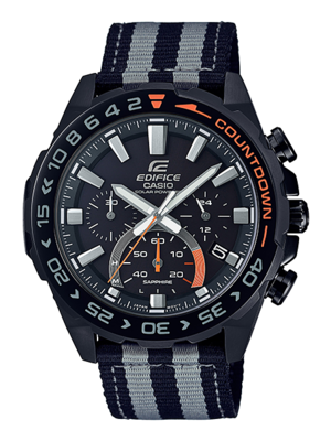 CASIO EDIFICE นาฬิกาข้อมือ นาฬิกากันน้ำ นาฬิกาของแท้ ประกันศูนย์ CMG 1 ปี รุ่น EFS-S550BL-1A นาฬิกาสีดำ